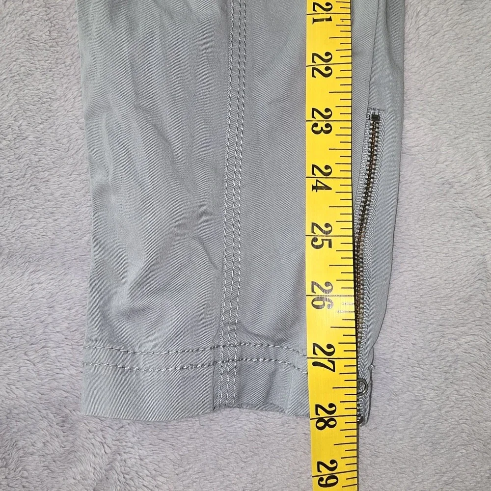 ATM Anthony Thomas Melillo Pants Women Size 8‎ Gray Chino Cargo Stretch